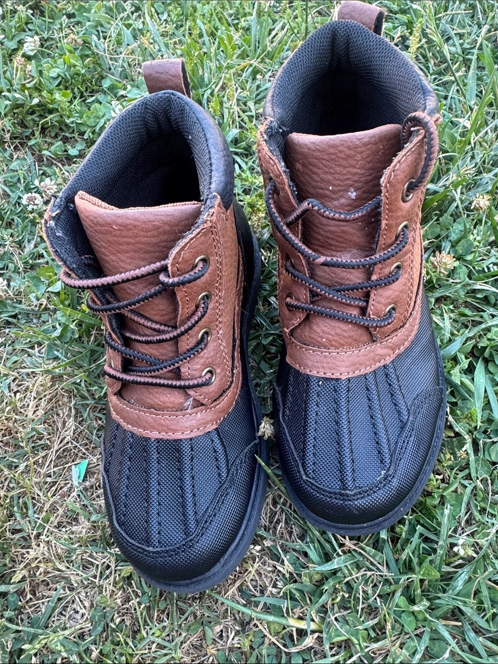 Levi's Brown and Black Kids' Duck Boots